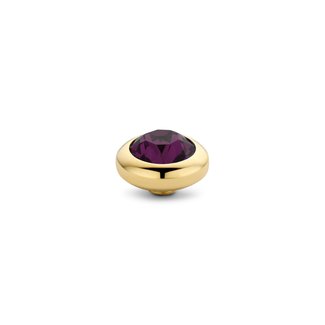 Melano Jewelry Vivid Basic CZ Steentje 5 mm  Aubergine