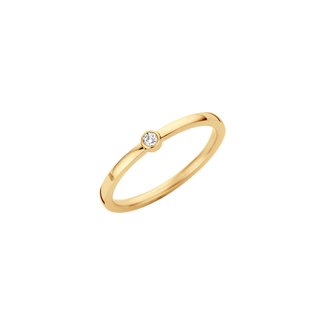 Melano Jewelry Friends Mini CZ Ring - Goudkleurig