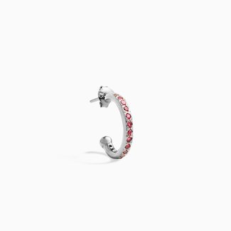 Eline Rosina *Atelier Ruby Hoop -  Sterling Silver