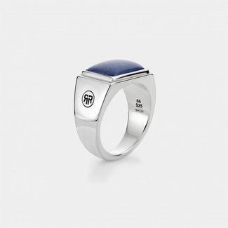 Rebel en Rose Ring Square Lapis Lowneck