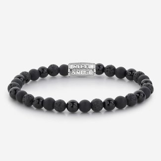 Rebel en Rose Black Rocks - 6mm