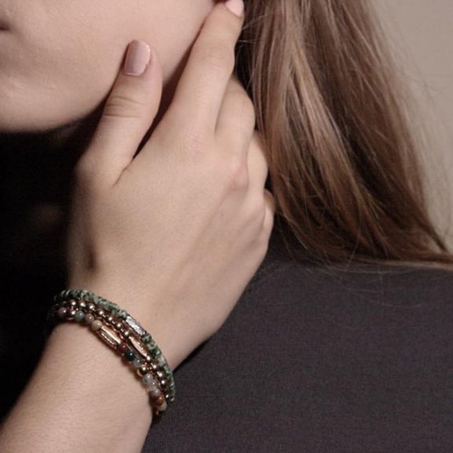 Armband Indian Summer- 18 ct rose gold ionplated