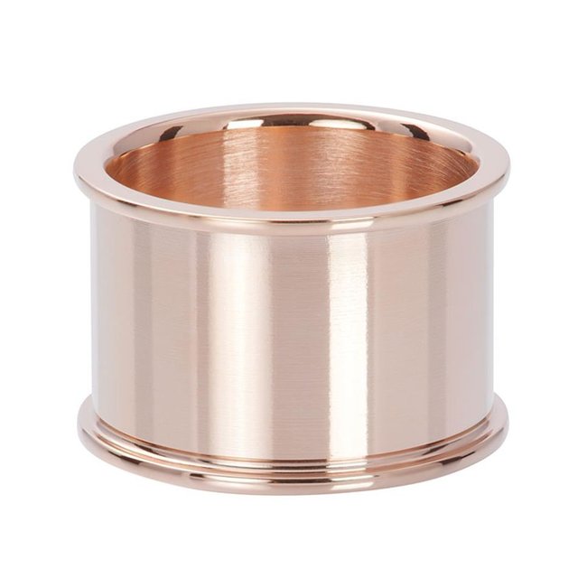 Basisring 14 mm - Rosé goud