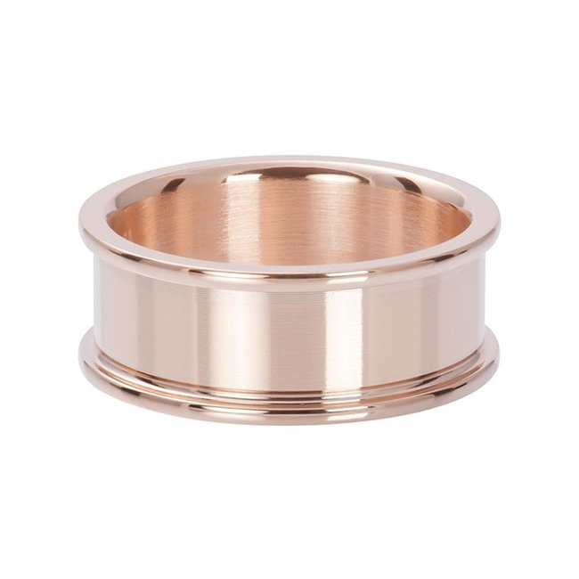 Basisring 8 mm - Rosé goud
