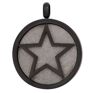 iXXXi jewellery Last Items SALE! Charm Glamour Star  - Zwart