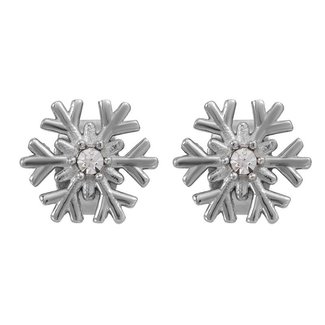 iXXXi jewellery Last Items SALE! Oorbellen Snow Flake - Zilverkleurig