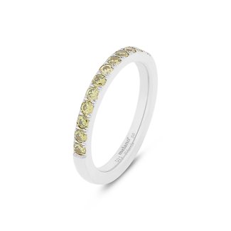 Melano Jewelry Friends Saddy Ring Olive - Zilverkleurig