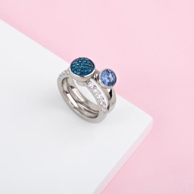 Twisted Make The Statement Ringen Set Zilverkleurig