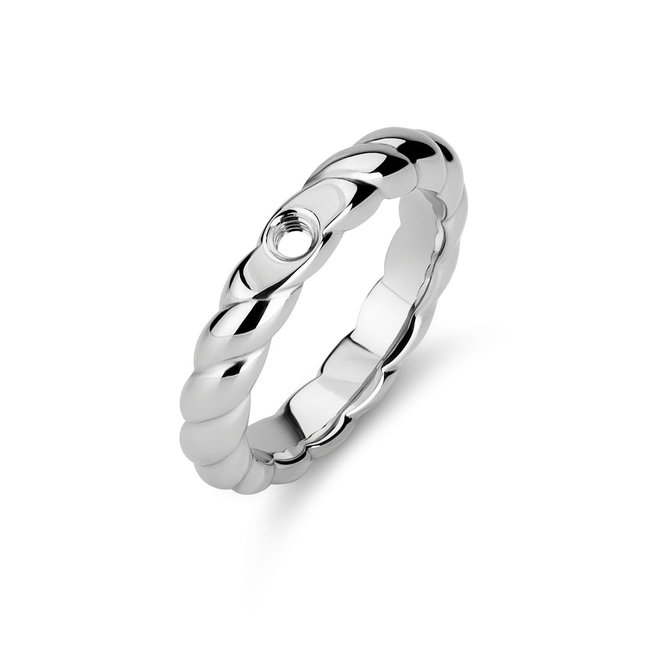 Melano Jewelry Twisted Tova Ring - Zilverkleurig