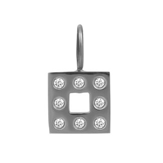 iXXXi jewellery Last Items SALE! Charm Design Square - Zilverkleurig