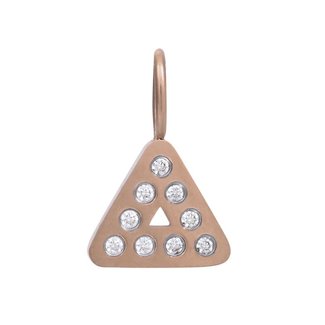 iXXXi jewellery Last Items SALE! Charm Design Triangle - Rosé goud