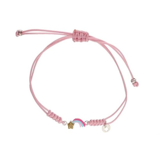 Armband Macramé Regenboog