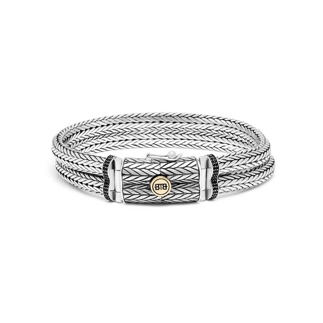 Armband Ellen Dubbel XS Limited Zilver Goud 14KT