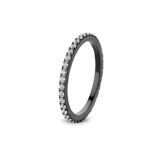 Friends Sadé CZ Ring  - Black
