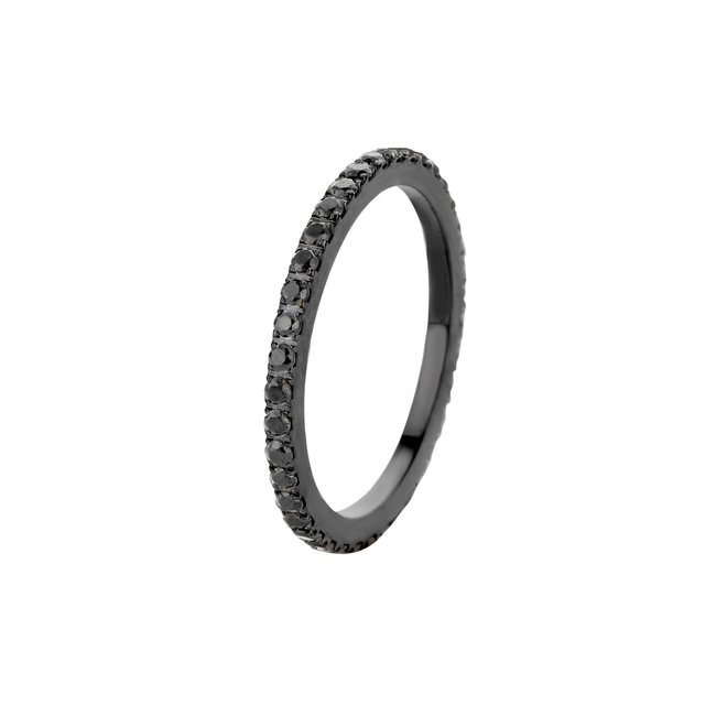 Friends Sadé CZ Ring Black  - Black