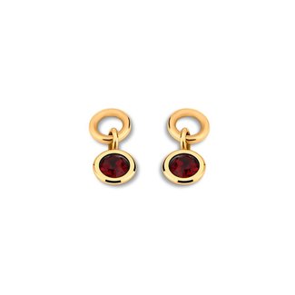 Melano Jewelry Friends Beau Oorbel Hangers Ruby (Januari)