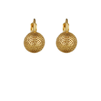 Camps en Camps Oorbellen gold plated globe dormeuses