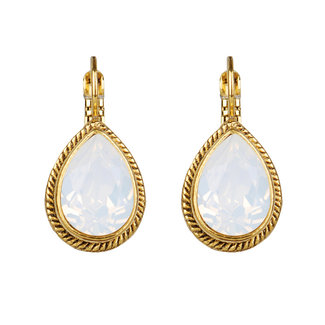 Camps en Camps Oorbellen White Opale