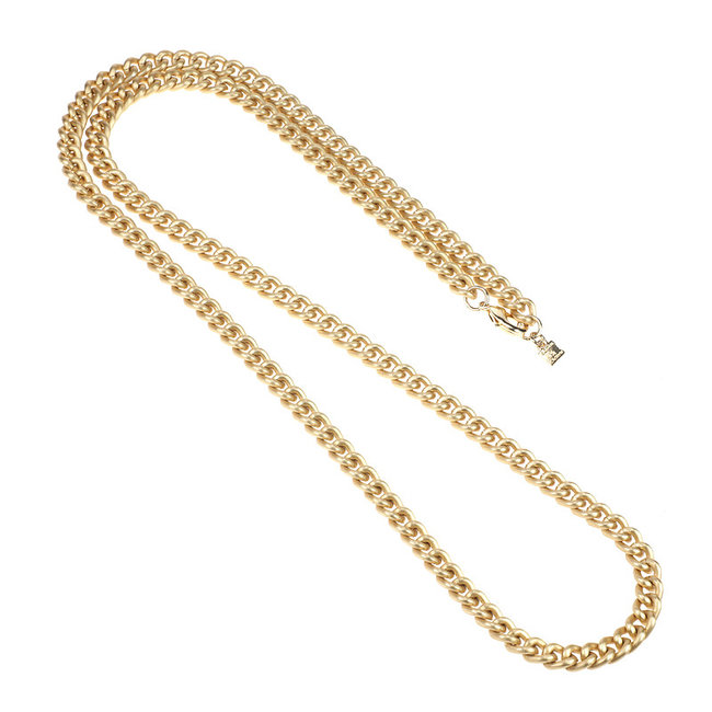 Collier long Gold plated gourmet chain