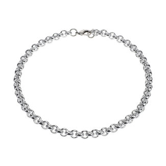 Camps & Camps Collier silver jasseron chain