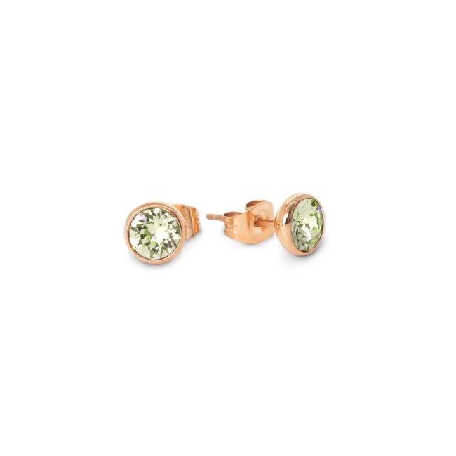 Friends Mabel CZ Oorbellen Chrysolite