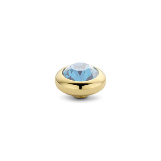 Melano Jewelry Vivid Basic CZ Steentje 7 mm Aquamarine