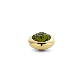 Melano Jewelry Vivid Basic CZ Steentje 7 mm Olive