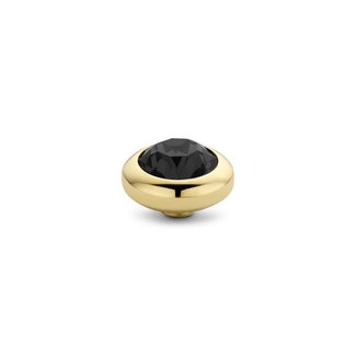 Melano Jewelry Vivid Basic CZ Steentje 7 mm Transparent Black