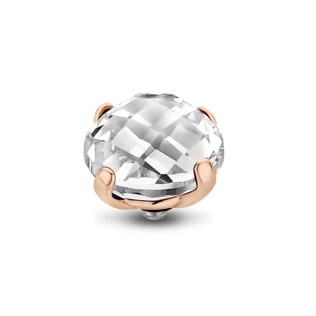 Twisted Facet Bold Steentje Crystal 12 mm