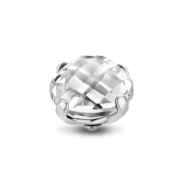 Twisted Facet Bold Steentje Crystal 12 mm