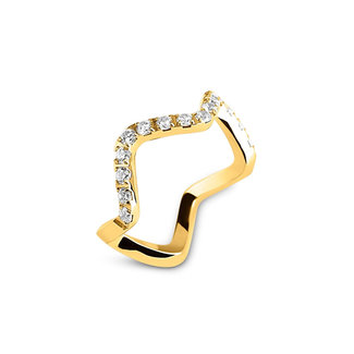 Melano Jewelry Friends Sophie Ring - Goudkleurig