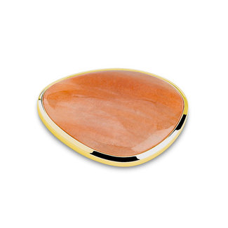 Melano Jewelry Kosmic Crafted Disk Steen Red Line Agate