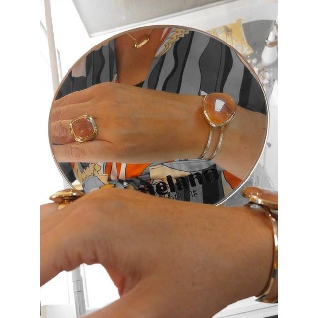 Kosmic Crafted Disk Steen Red Line Agate