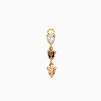 Eline Rosina Autumn Dangle - Gold Plated Sterling Silver