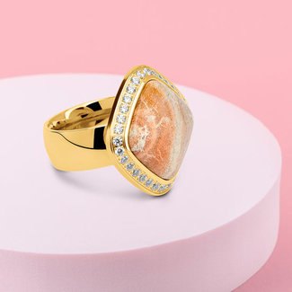 Melano Jewelry Kosmic Kosmic Sprinkle Cookie Ring Set - Goudkleurig