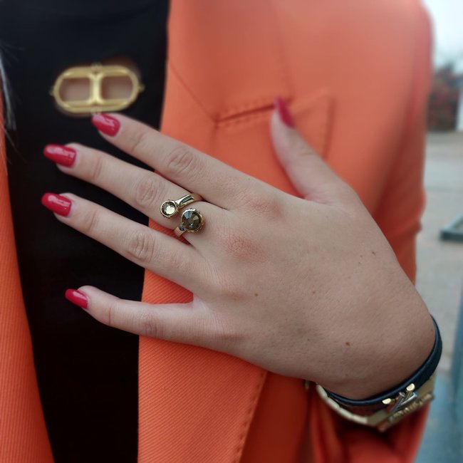 Vivid Venna Ring GoudkleurigVivid Venna Ring - Goudkleurig