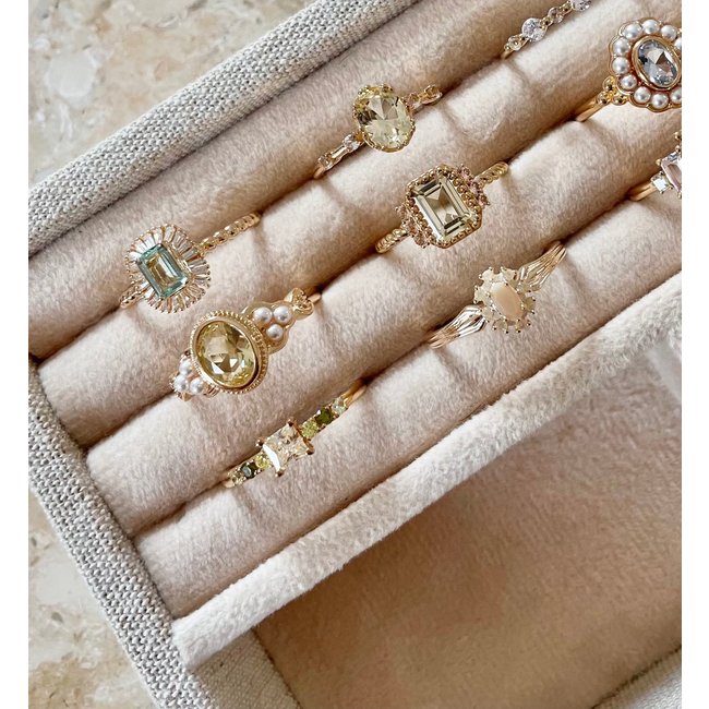 Ring met gekleurde stenen - 12442Y