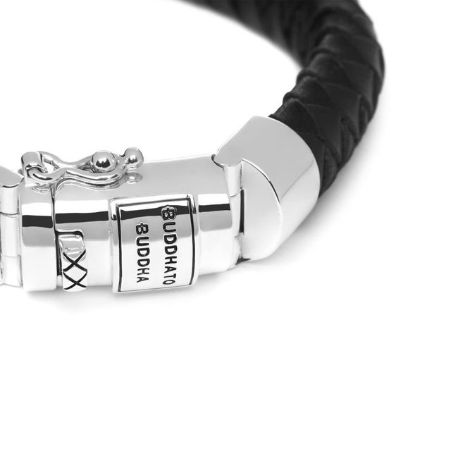 Armband Ben Leer Zwart