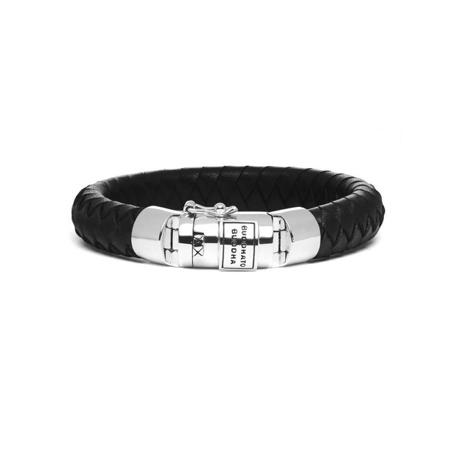 Armband Ben Leer Zwart