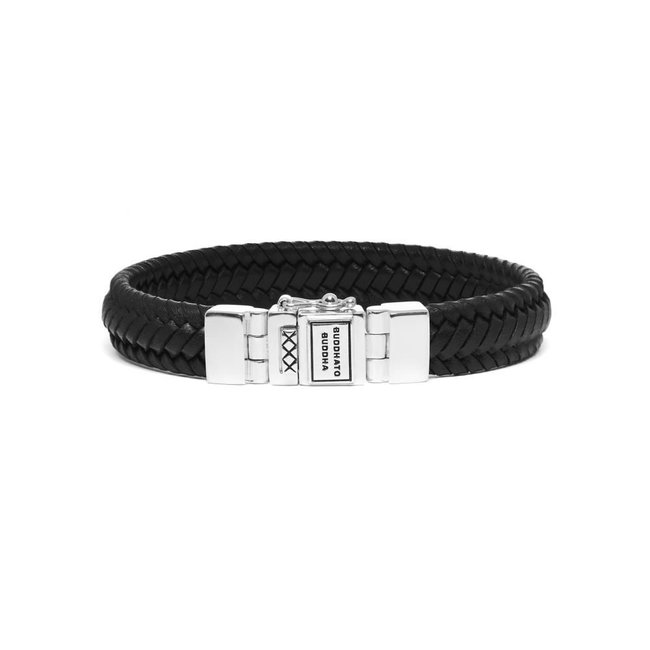 Armband Edwin Small Leer Zwart