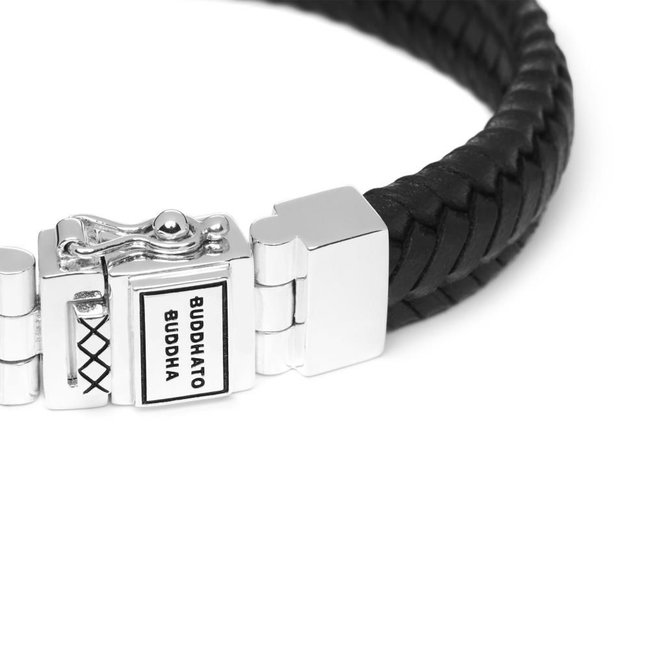 Armband Edwin Small Leer Zwart