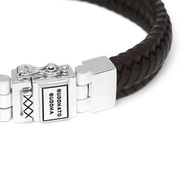 Armband Edwin Small Leer Bruin