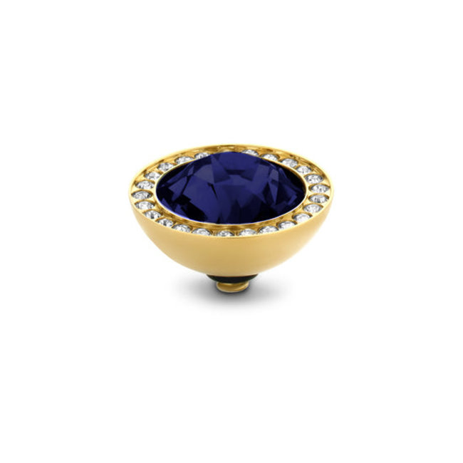 Twisted Brilliant CZ Steentje Dark Indigo