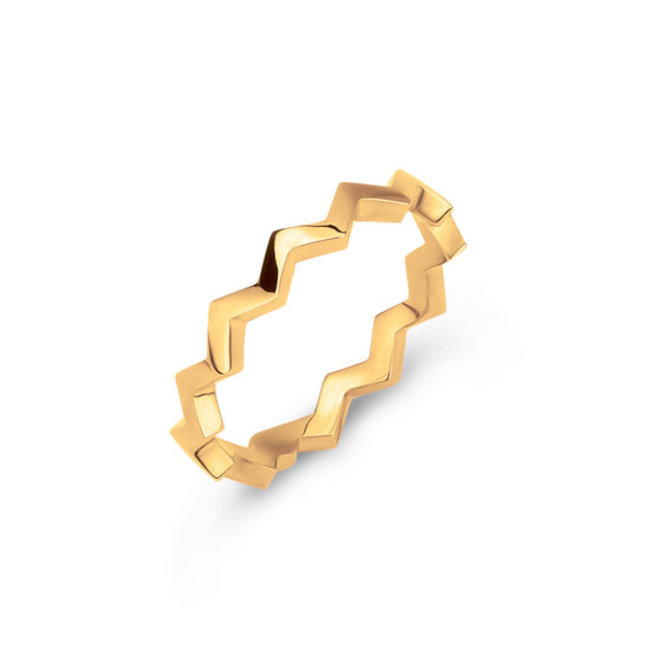 Friends Ruby Ring - Goudkleurig