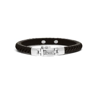 Buddha to Buddha Armband Komang Small Leer Bruin