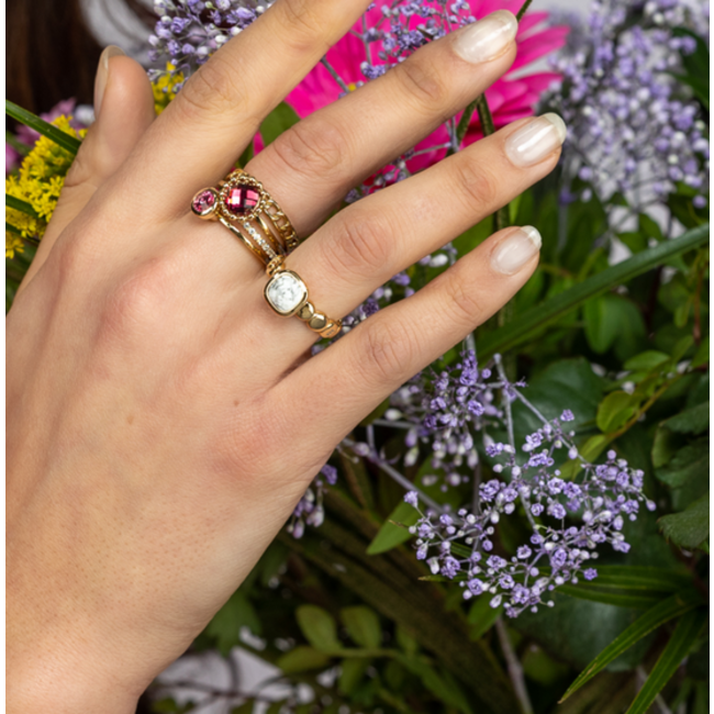 Vivid Valeria Ring - Zilverkleurig