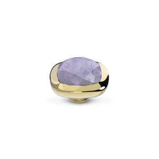 Melano Jewelry Vivid Lined Steentje - Light Purple Jade