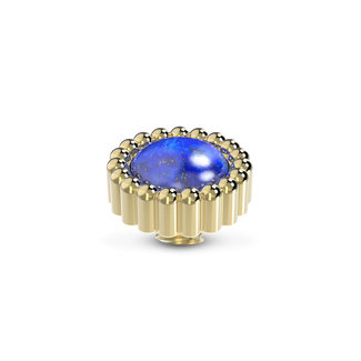 Melano Jewelry Vivid Bali Gemstone Steentje - Lapis Lazuli