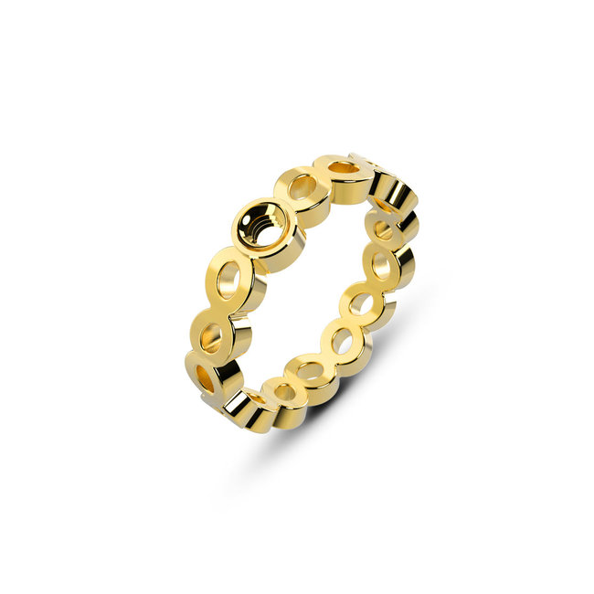 Twisted Talia Ring - Goudkleurig