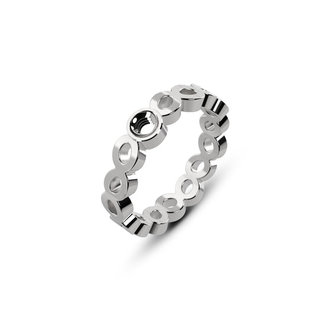 Melano Jewelry Twisted Talia Ring - Zilverkleurig
